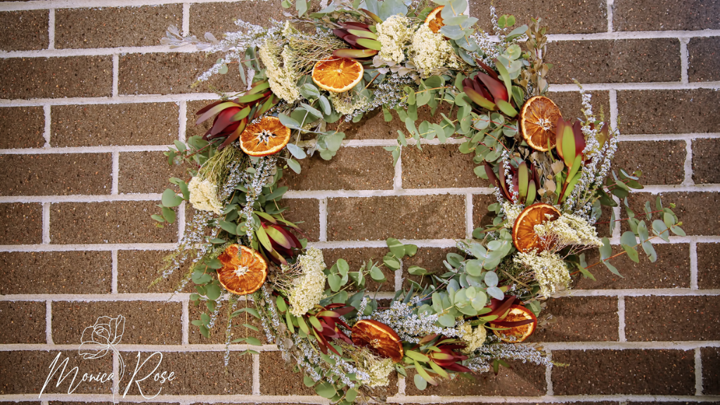 Create a Christmas Wreath with Dried Flowers Workshop