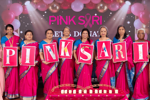 Pink Sari - Group Photo